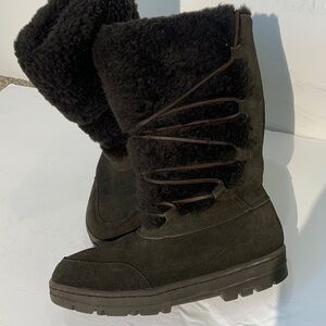J crew winter boots size 8brown